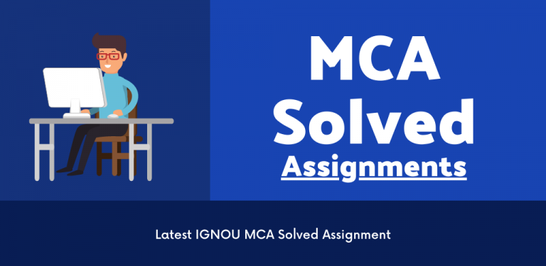 IGNOU MCA Solved Assignment 2021-22