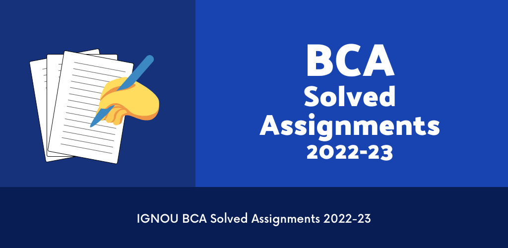 ignou bca solved assignment 2022 23